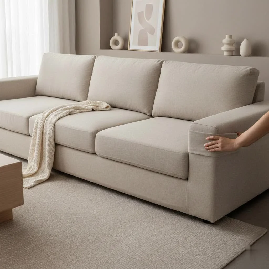 Ektorp sofa with a new slipcover