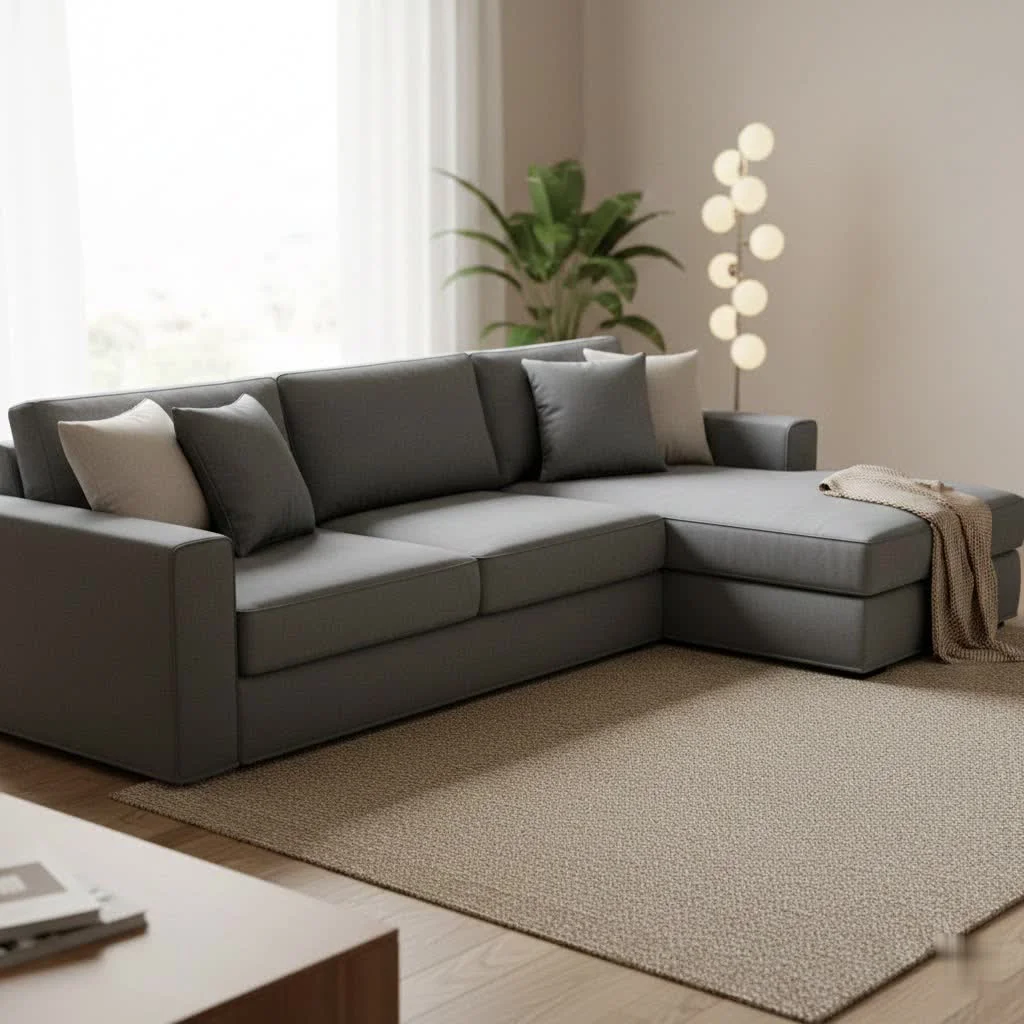 Klippan sofa with a new cover